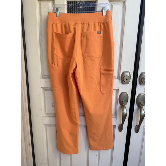 FIGS Rafaela Oversized Sleeveless Scrub Set Shaka Orange Size Large Petite - Picture 7 of 10